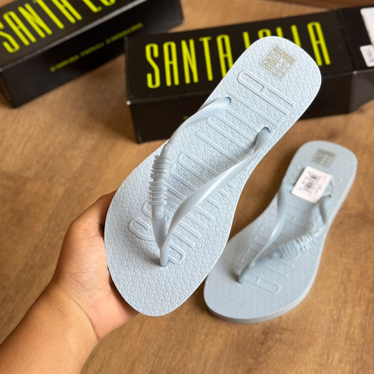 Chinelo Santa Lolla Flip Flop Soft Borracha