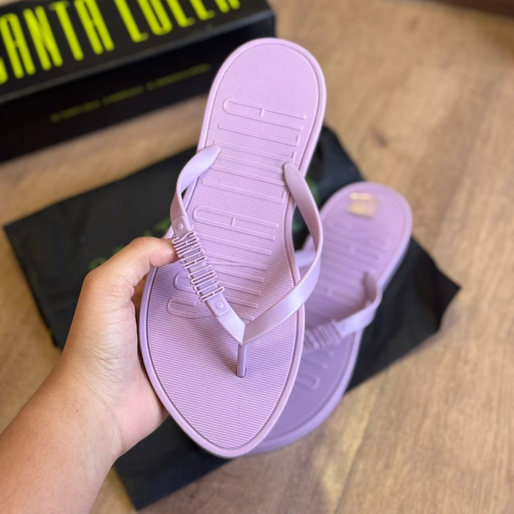 Chinelo Santa Lolla Flip Flop Borracha