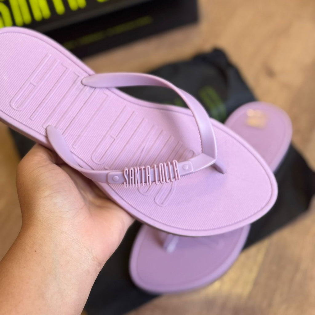 Chinelo Santa Lolla Flip Flop Borracha