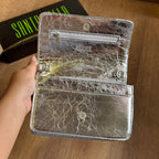 Bolsa Santa Lolla Metal Crinkle e Soft