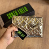 Metal Crinkle Ouro Claro